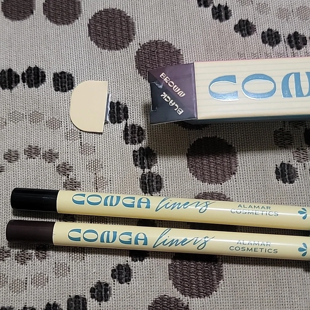 ALAMAR COSMETICS Conga Liner Eyeliner Duo in Black n Brown